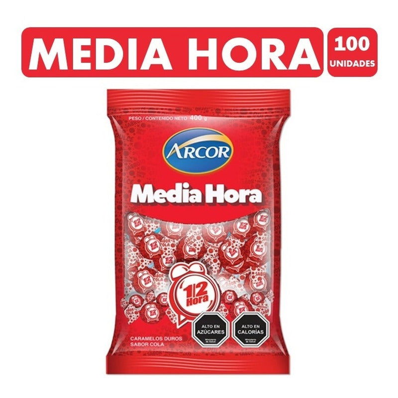 Media Hora - Caramelo De Arcor (bolsa Con 100 Unidades)