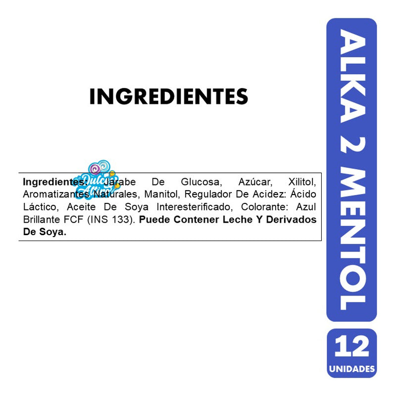 Alka 2 Mentol, Eucalipto Y Menta (caja Contiene 12 Unidades)
