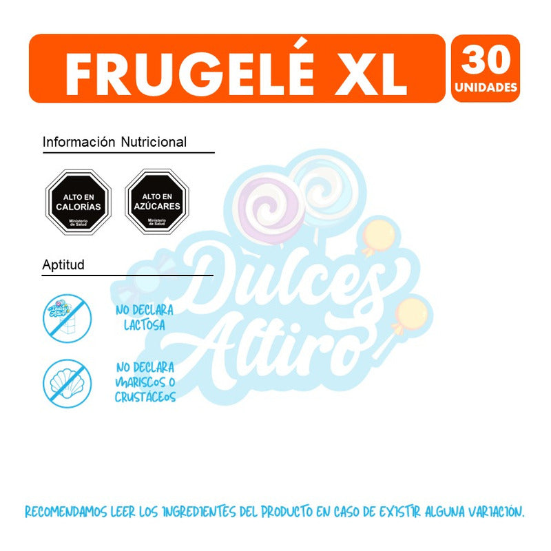 Frugelé Xl - Gomitas De Ambrosoli (bolsa Con 30 Unidades)