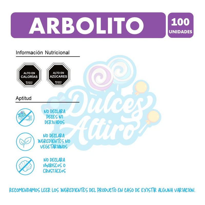 Arbolito - Caramelos De Ambrosoli (bolsa Con 100 Unidades)
