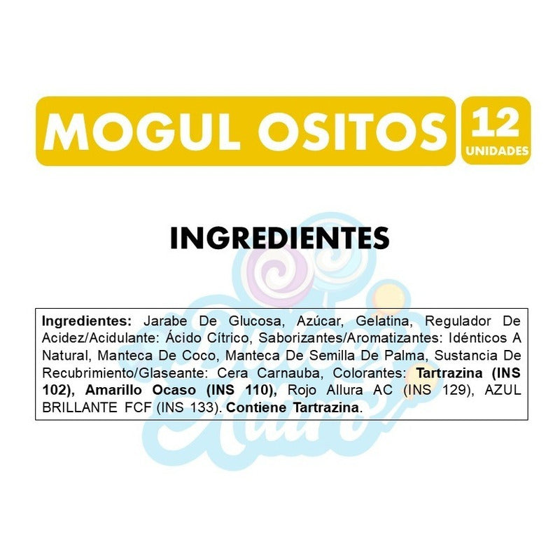Caja Gomitas Arcor Mogul Ositos (caja Con 12 Unidades)
