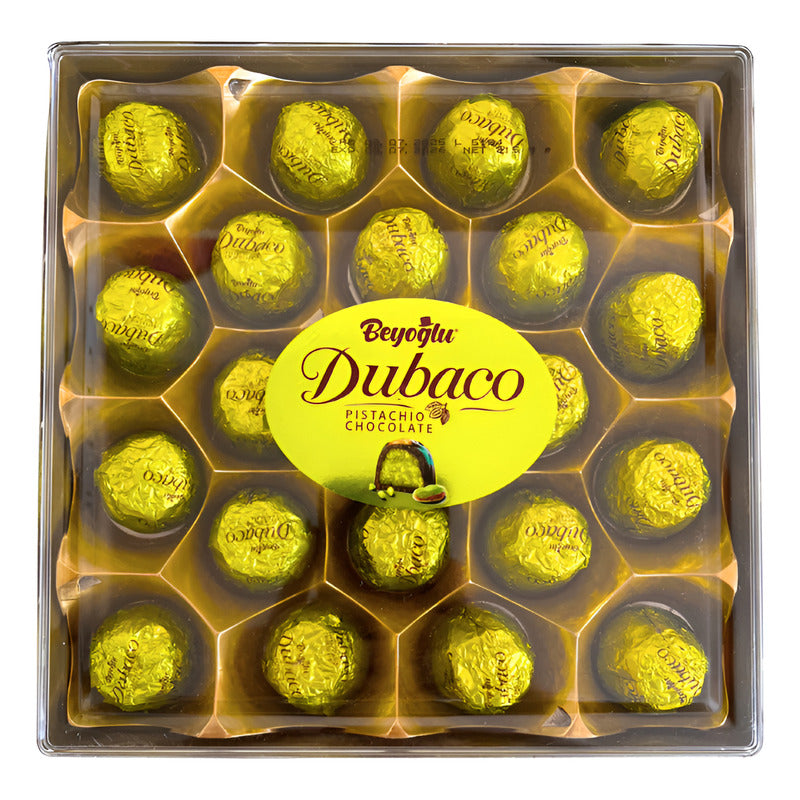 Bombones De Pistacho Dubai - Caja Acrílica Para Regalo