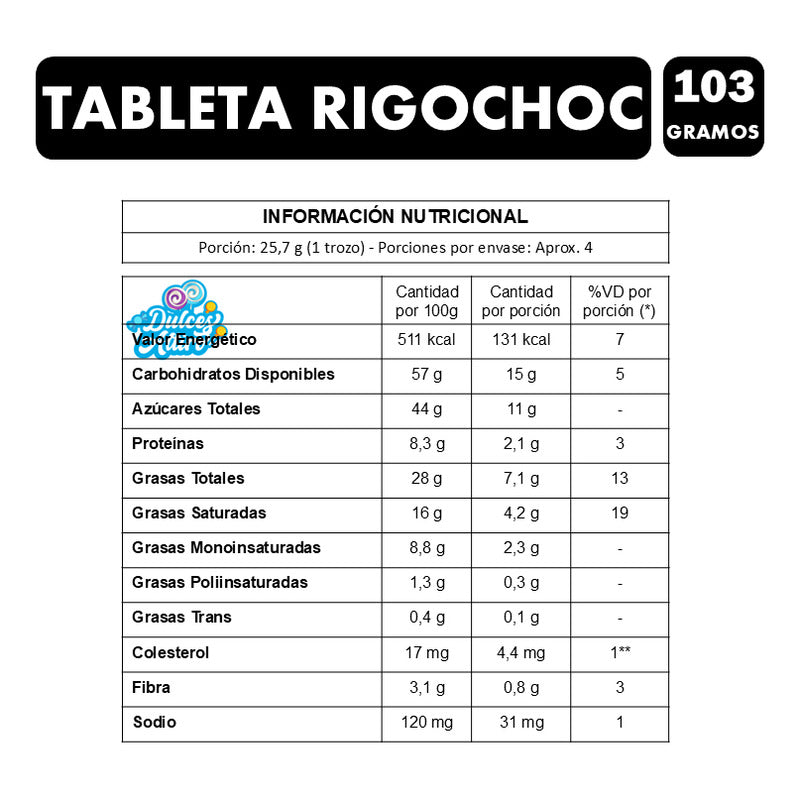 Rigochoc Chocolate Tableta Rellena Con Galleta Con Coco