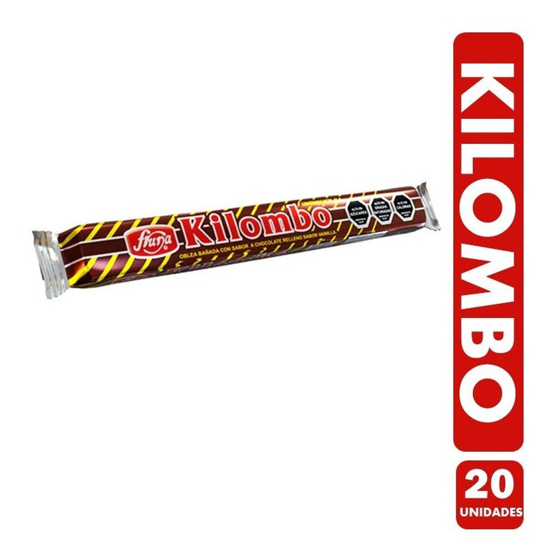 Kilombo - Oblea Clásica De Fruna (pack Con 20 Unidades)
