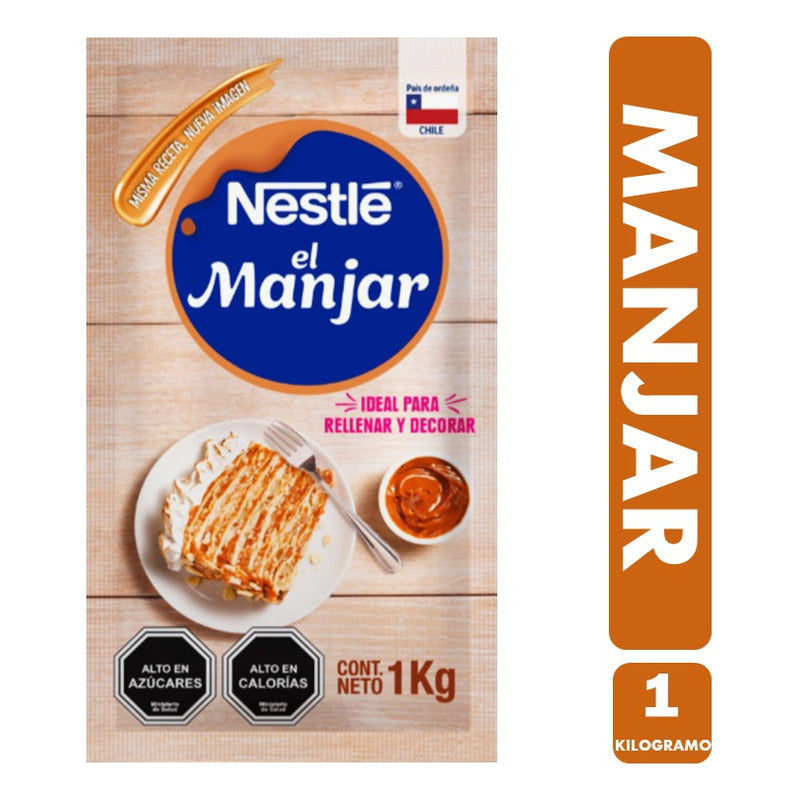 Manjar Nestlé Para Repostería - Sin Gluten (bolsa De 1 Kilo)