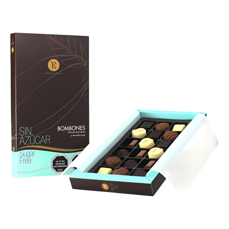 Bombones Entrelagos Surtidos Sin Azúcar (caja 18 Unidades)