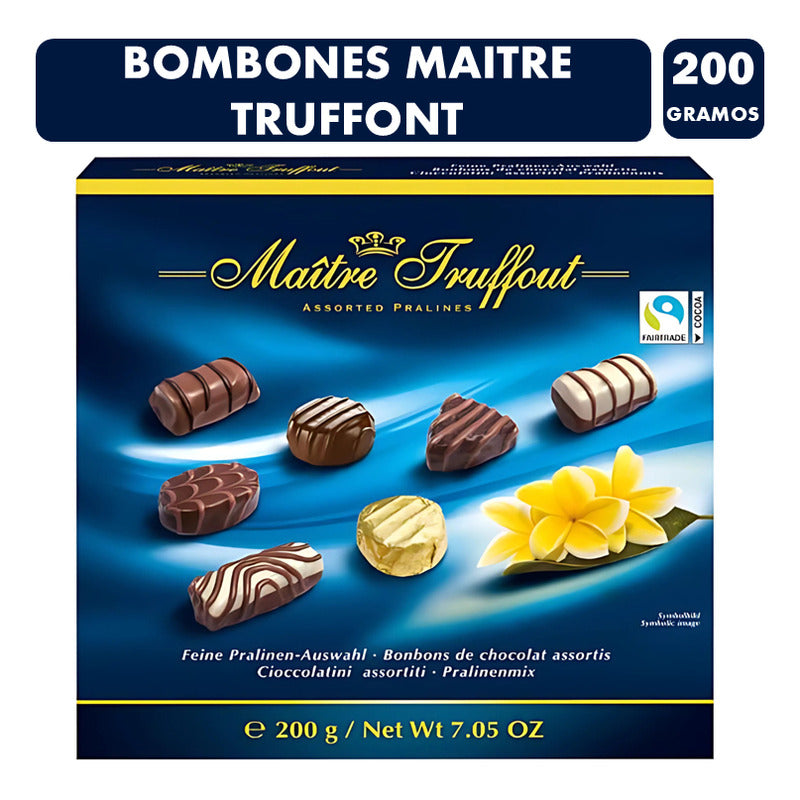 Bombones Maitre Truffout Pralines Especial Para Regalo(200g)