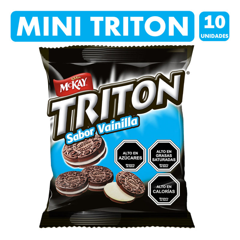 Mini Triton Sabor Vainilla - Galleta Mckay (pack Con 10 Uni)