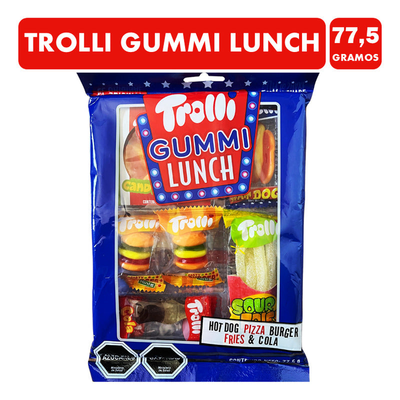 Lunch Bag- Gomitas Trolli Con Forma De Gomitas(bolsa Con 7u)