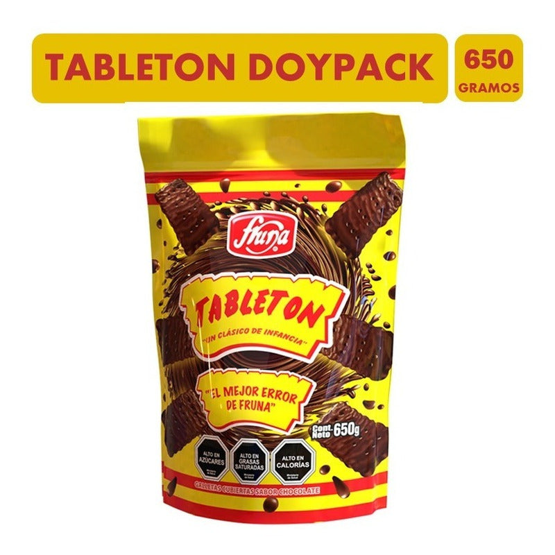 Tabletón En Doypack - Cierre Fácil - Fruna (bolsa Con 650gr)