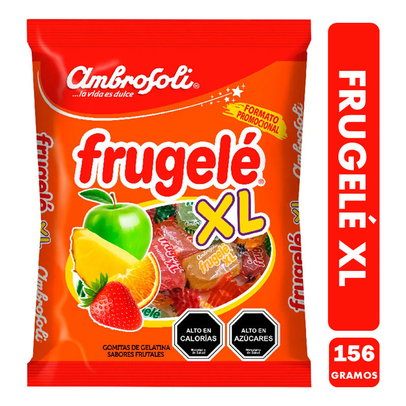 Frugelé Xl - Gomitas Sabores Frutales De Ambrosoli (156 Gr)