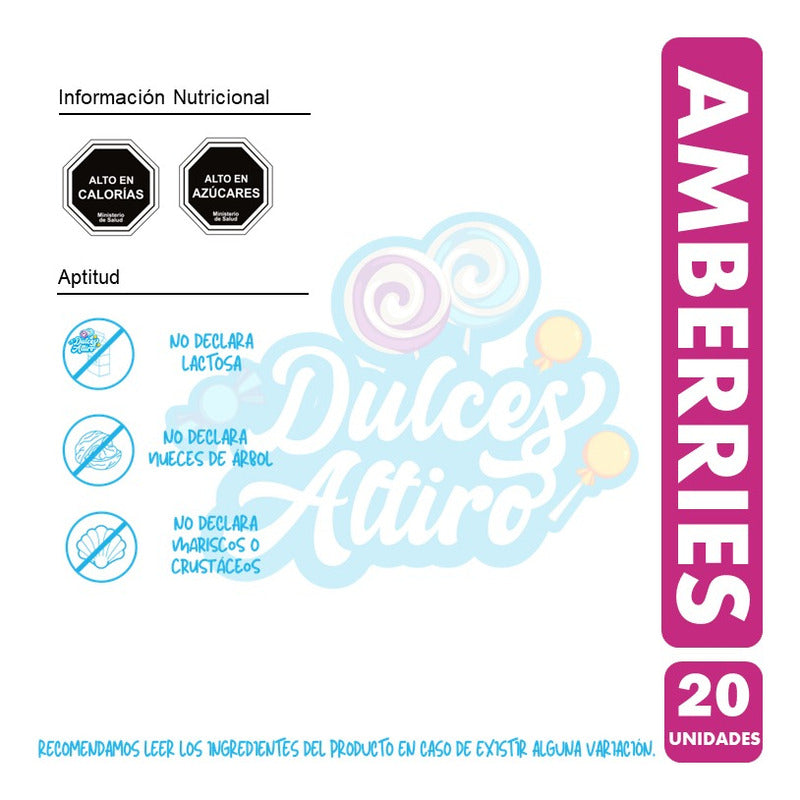 Amberries - Gomitas De Ambrosoli (caja Con 20 Unidades)