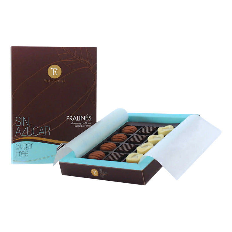 Bombones Pralinés Con Frutos Secos Sin Azúcar (12 Uni)