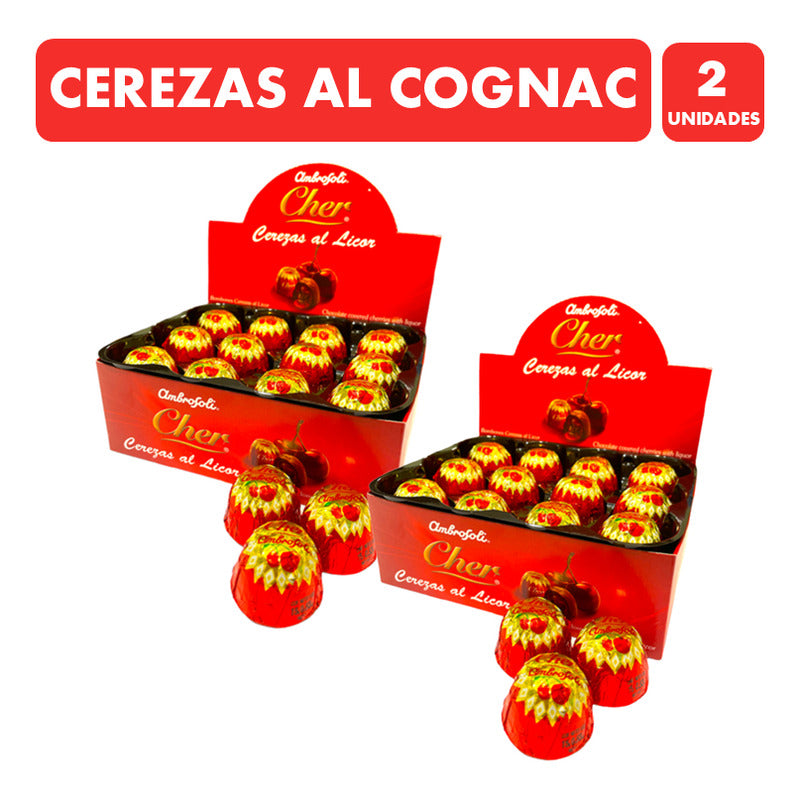 Bombones Cerezas Al Coñac De Ambrosoli (pack De 2 Unidades)