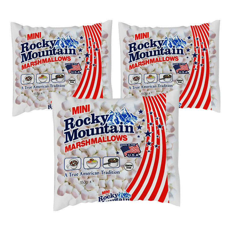 Mini Marshmallows Rocky Mountain Para Repostería (pack 3 Un)