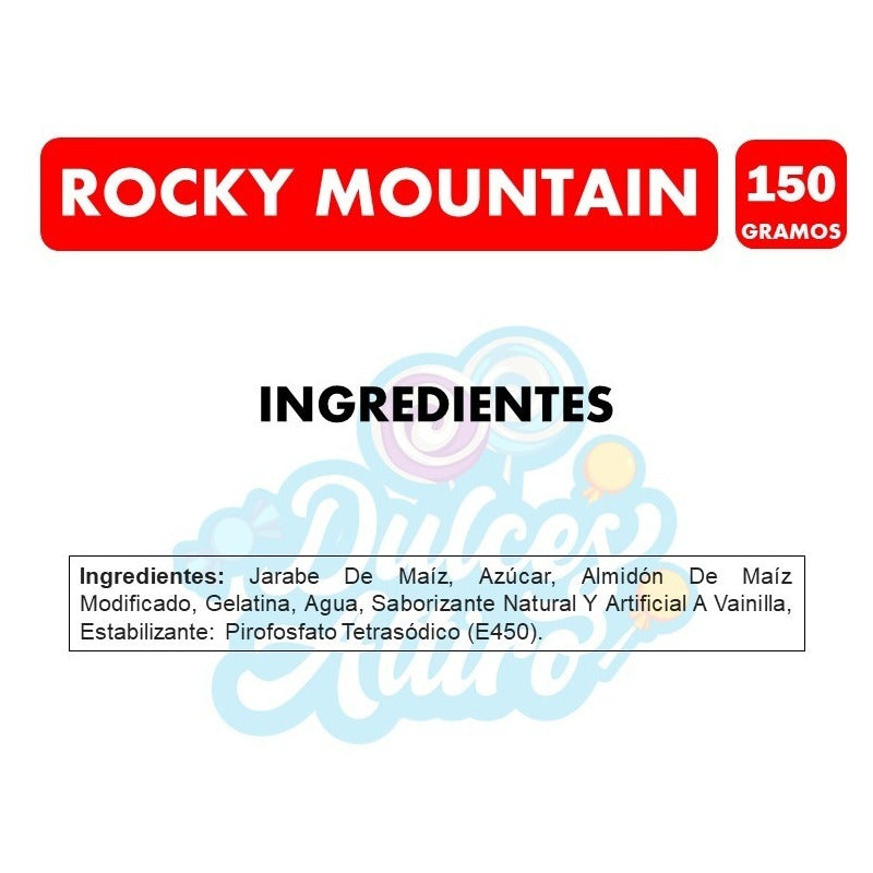 Mini Marshmallows Rocky Mountain - Para Repostería (150gr).