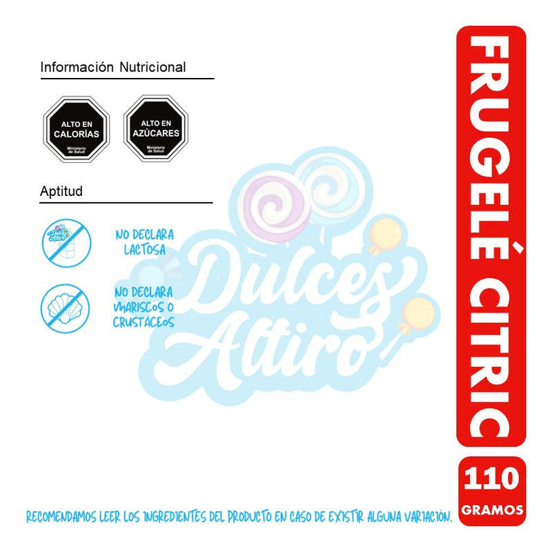 Dulces Gomitas Frugelé Citric, De Ambrosoli - Bolsa De 110gr