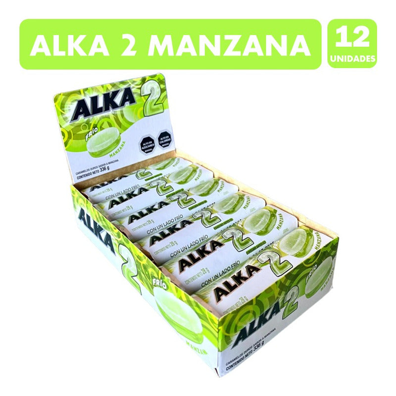 Alka 2 Manzana - Alka De Arcor (caja Con 12 Unidades)