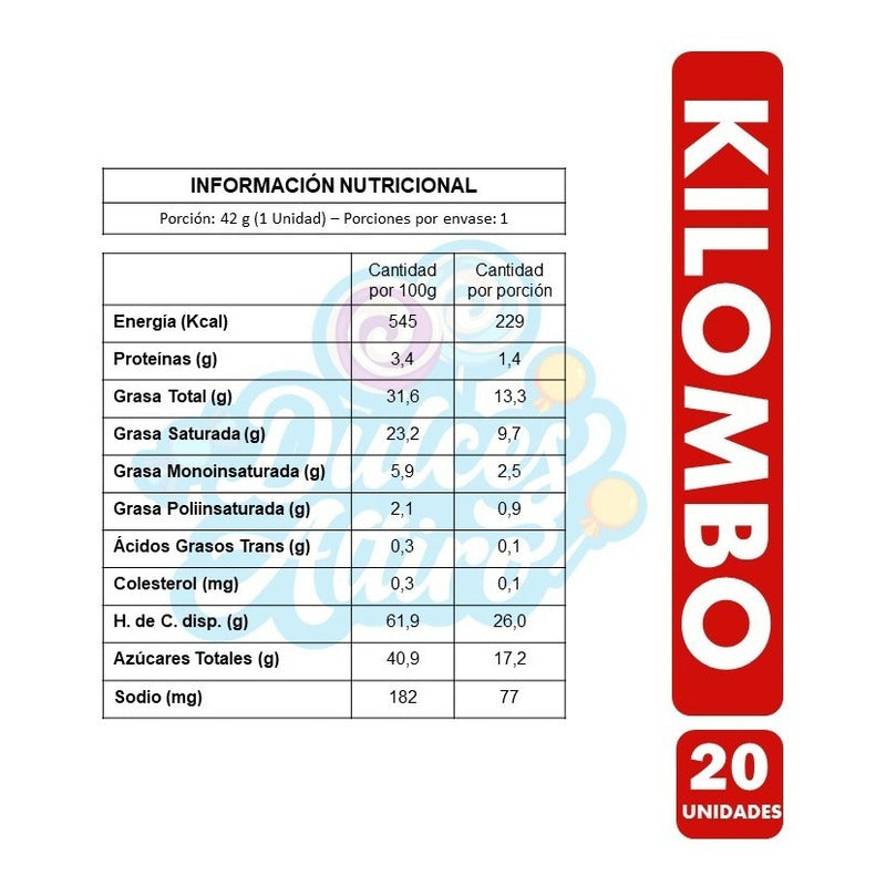 Kilombo - Oblea Clásica De Fruna (pack Con 20 Unidades)