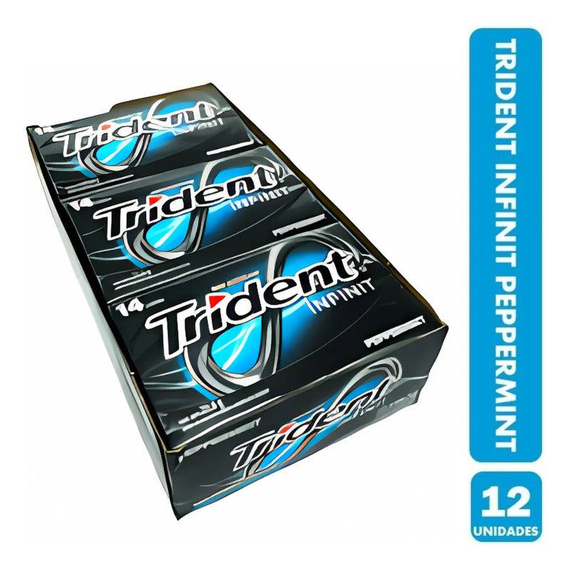 Trident Infinit Livemint Dentyne Celeste (caja Con 12 Uni)
