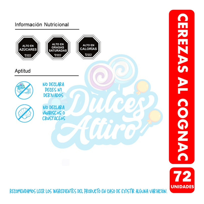 Bombones Cerezas Al Coñac De Ambrosoli (caja De 72 Bombones)