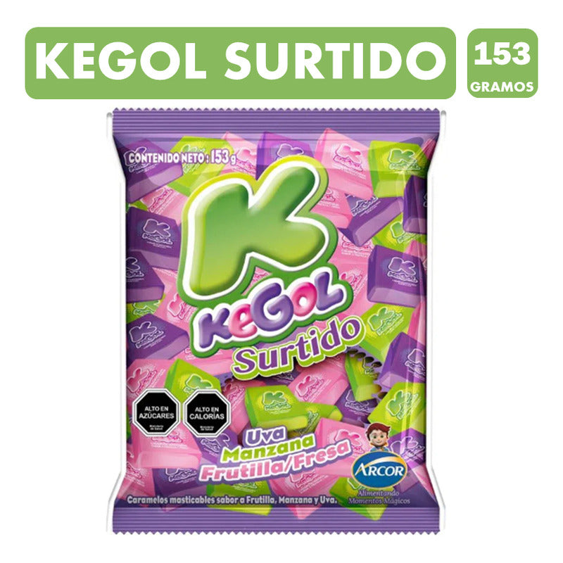 Kegol En Sabores Surtidos De Arcor (bolsa Con 15 Unidades)