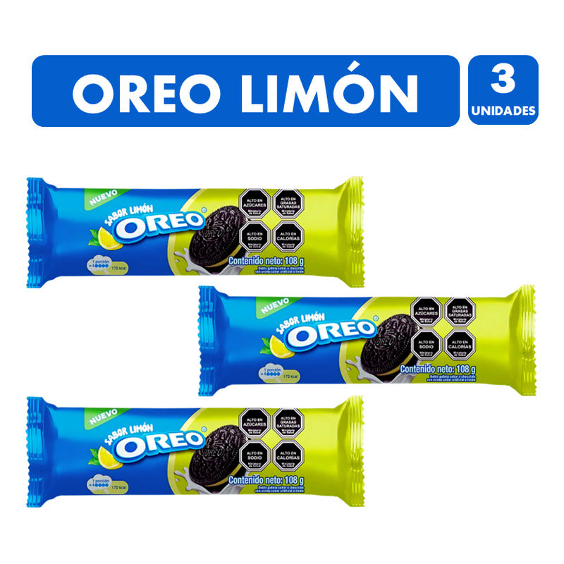 Galleta Oreo De Limón - Edición Limitada (pack 3 Unidades)