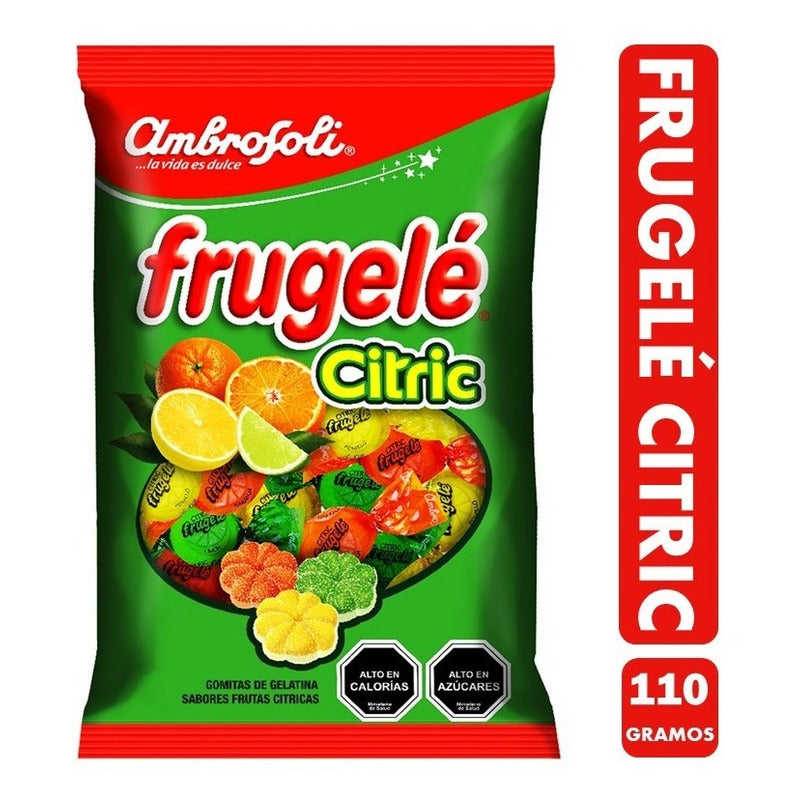 Dulces Gomitas Frugelé Citric, De Ambrosoli - Bolsa De 110gr