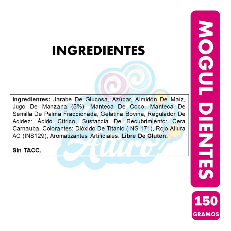 Gomitas En Forma De Dientes Halloween Arcor (bolsa Con 150g)