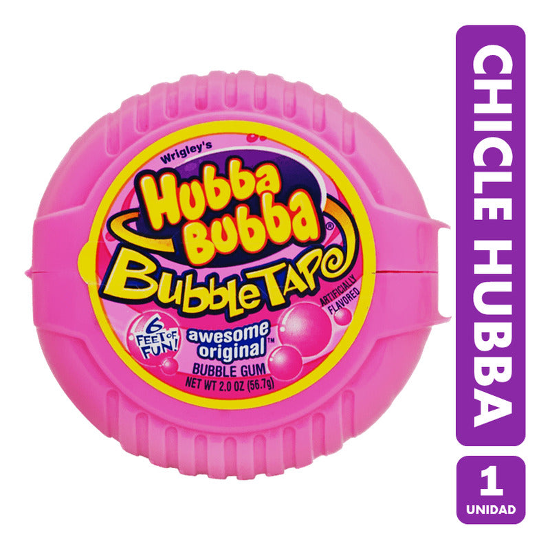 Hubba Bubba Chicle En Rollo Rosado (contiene 56 Gramos)