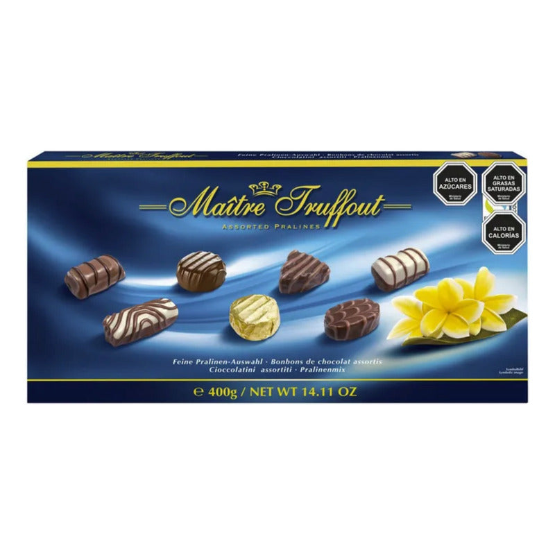 Bombones Para Regalo Maitre Truffout Praniles Azules (400gr)