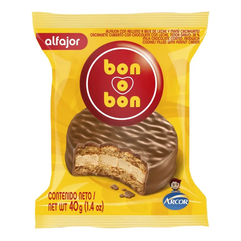 Alfajor Bon O Bon Clasico - Por Mayor (caja Con 40 Unidades)