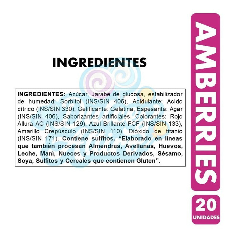 Amberries - Gomitas De Ambrosoli (caja Con 20 Unidades)