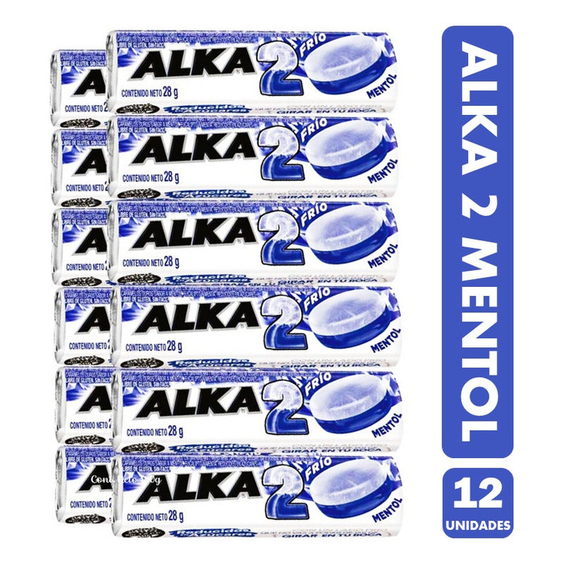 Alka 2 Mentol, Eucalipto Y Menta (caja Contiene 12 Unidades)