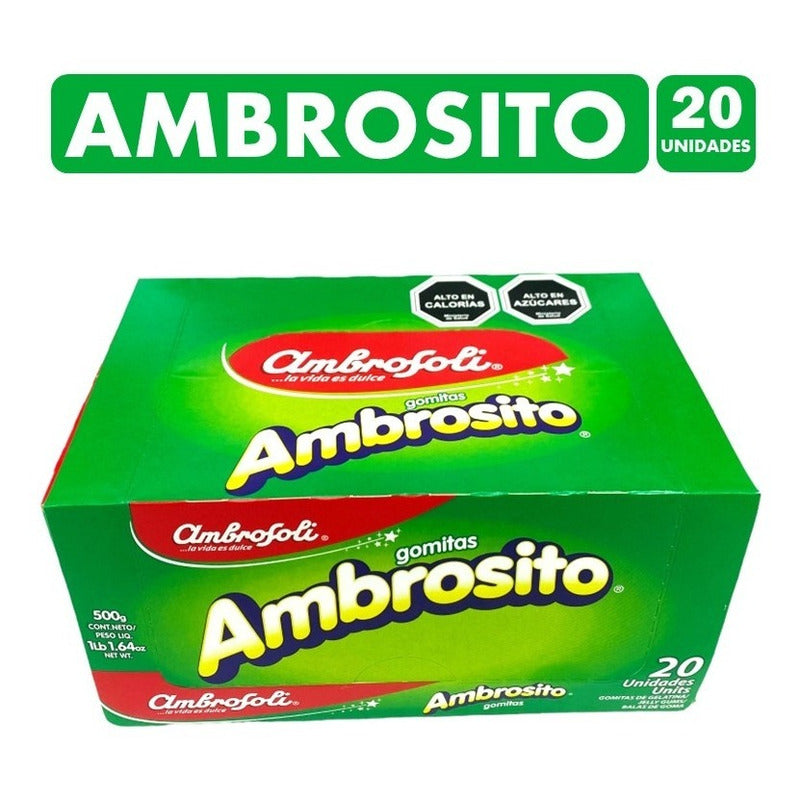 Gomitas Ambrosito En Forma De Osito Ambrosoli (caja Con 20u)