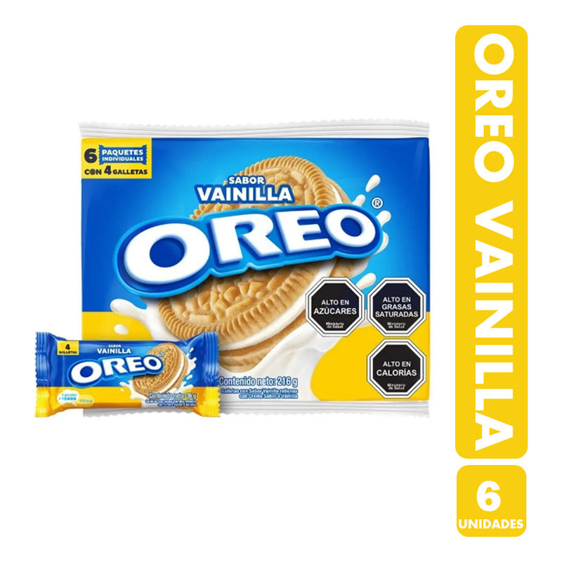 Oreo Vainilla - Especial Colación (pack Con 6 Unidades)