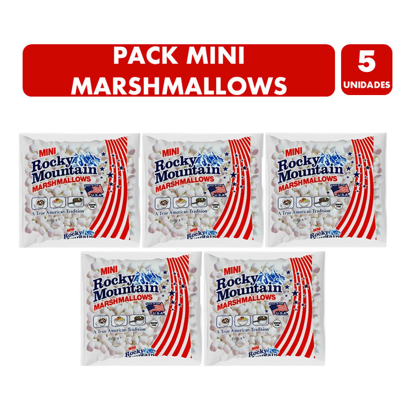 Pack Mini Marshmallows Rocky Mountain - Para Repostería (6u)