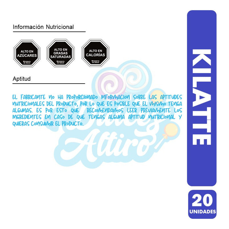 Kilate - Oblea Clásica De La Infancia Fruna (pack De 20 Un)