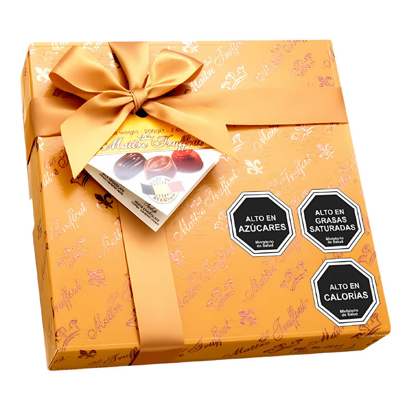 Bombones Especial Para Regalo Maitre Truffout Caja Dorada