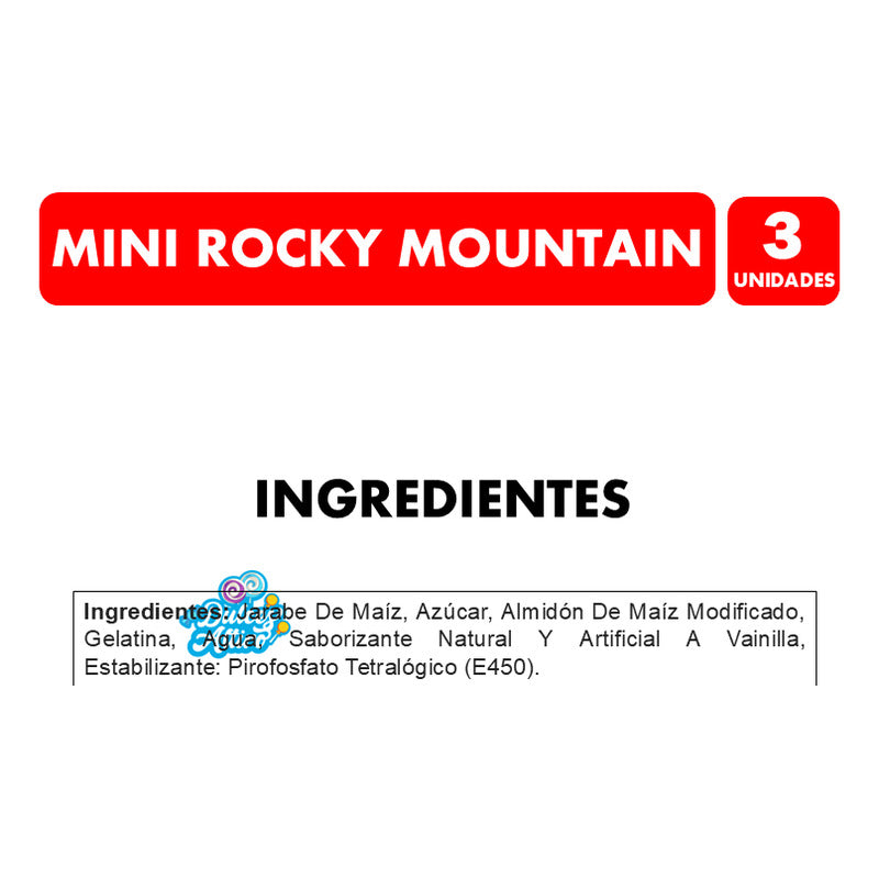 Mini Marshmallows Rocky Mountain Para Repostería (pack 3 Un)