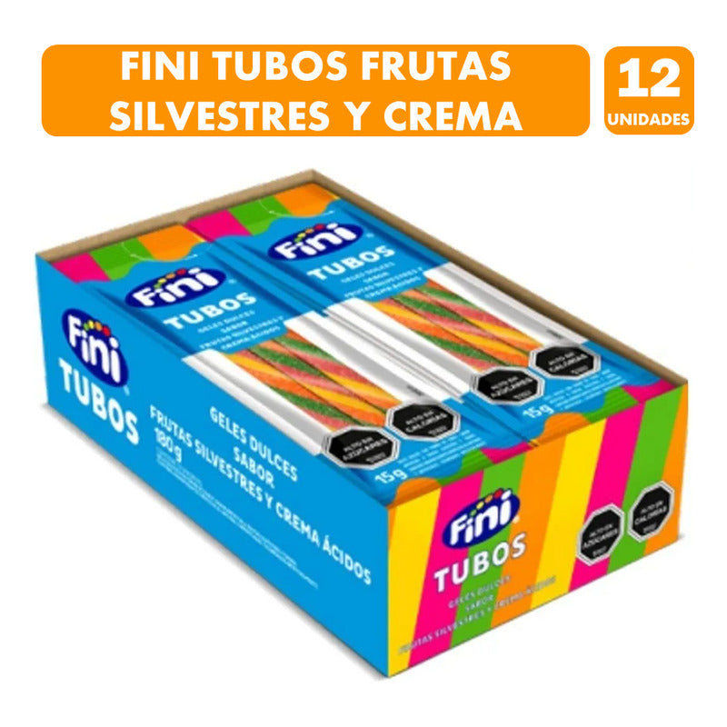 Fini Colores Frutas Silvestres Y Crema Ácidos (caja Con 12u)