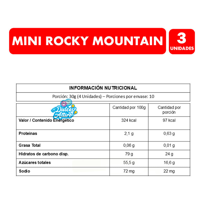 Mini Marshmallows Rocky Mountain Para Repostería (pack 3 Un)