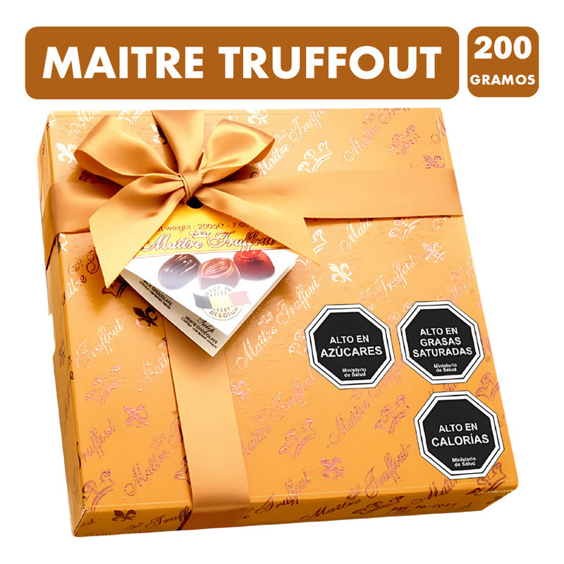 Bombones Especial Para Regalo Maitre Truffout Caja Dorada