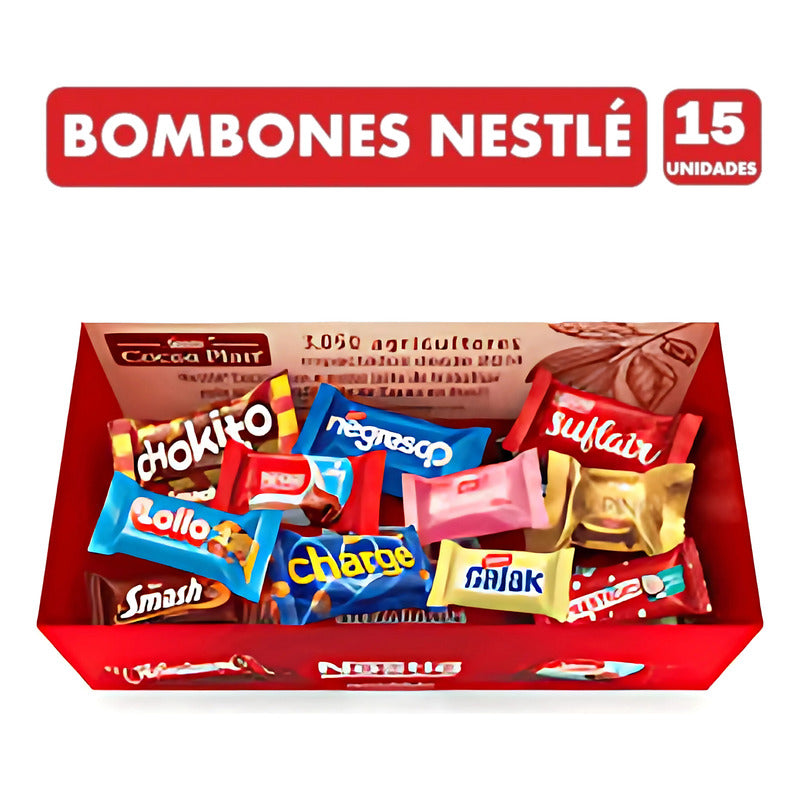 Bombones De Chocolate Surtidos, De Nestlé - Caja Con 15 Uni.