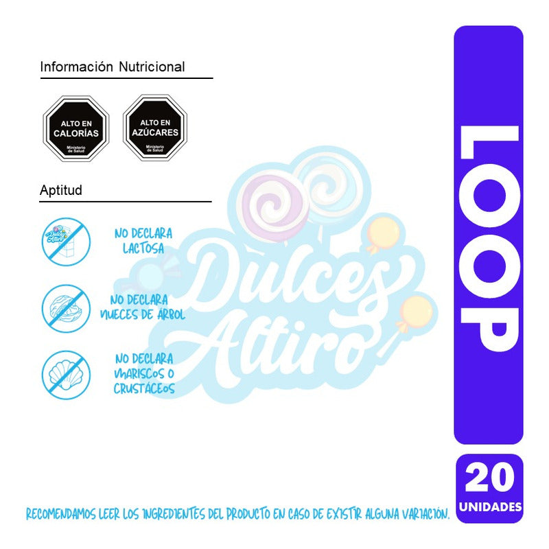 Loop - Gomitas De Ambrosoli (caja Con 20 Unidades)