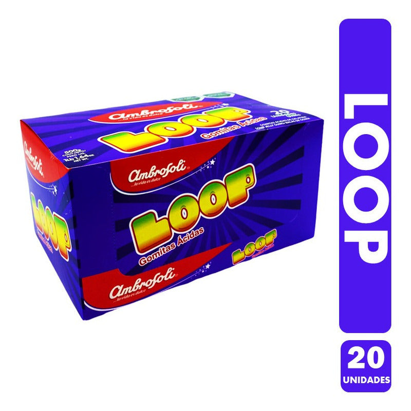 Loop - Gomitas De Ambrosoli (caja Con 20 Unidades)