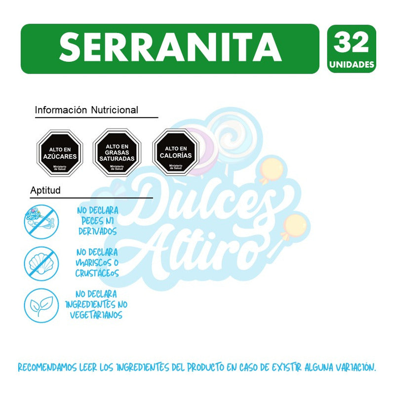 Galletas Serranitas Fruna X32 (caja Con 32 Paquetes)