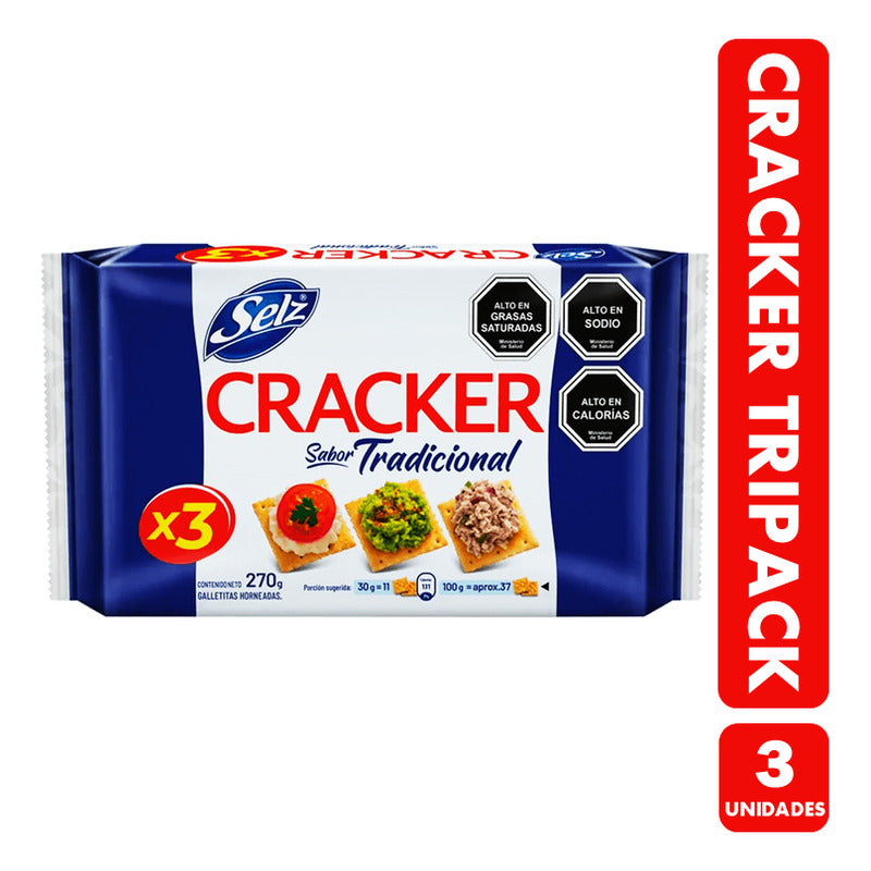 Galletas Cracker De Arcor Para Compartir (pack 3 Unidades)