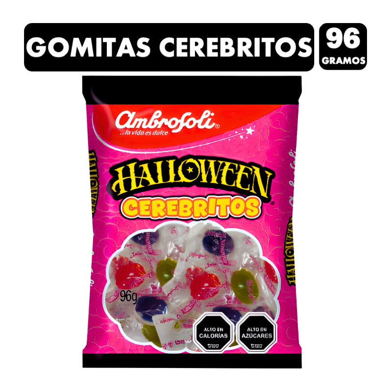 Dulces De Halloween - Gomitas Cerebritos De Ambrosoli (96gr)