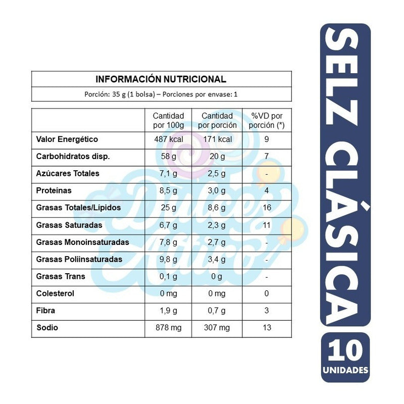 Galleta Selz Clásico 35gr X10